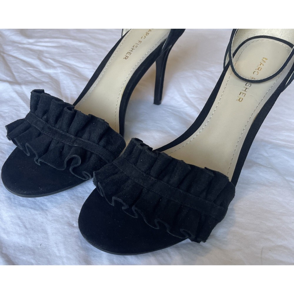 Marc Fisher Womens Balyda Elegent black heals. SIZE 8 - Picture 4 of 12